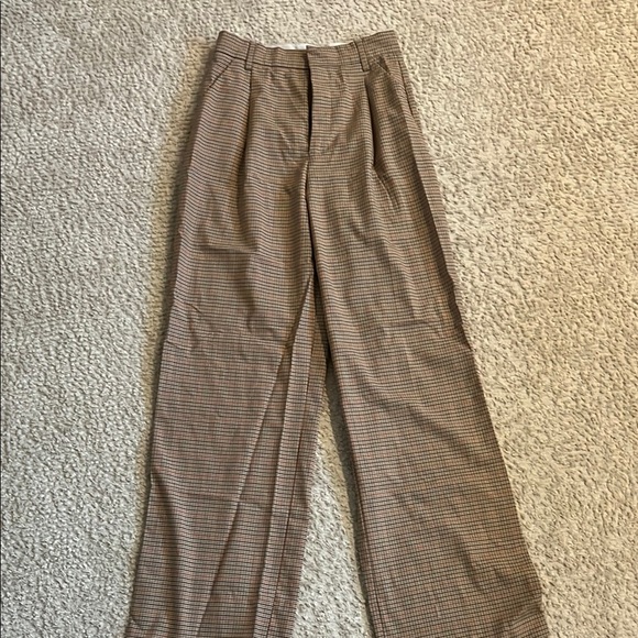 Zara Pants - Zara Women's Tan and Brown Trousers